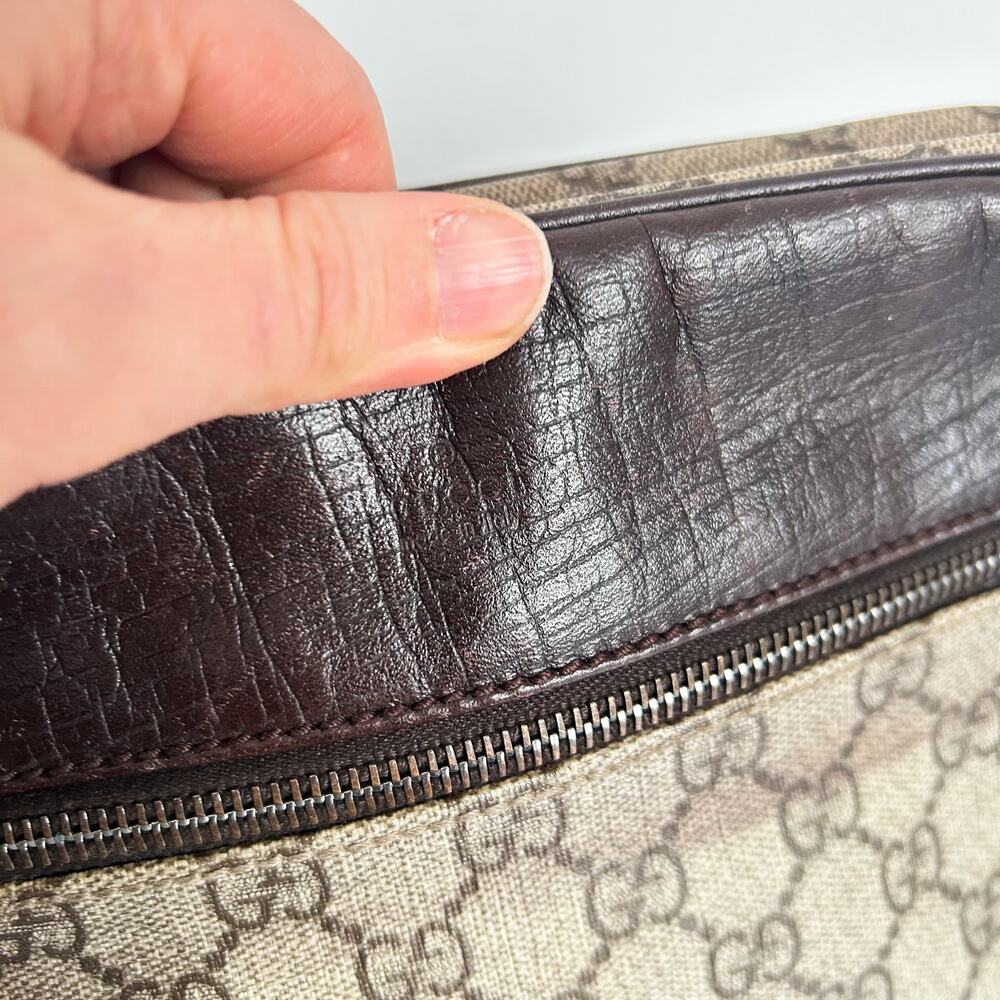 Gucci Vintage GG Supreme Sling Bag Brown - Picture 4 of 11